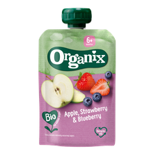ORGANIX Ar Āboliem, Zemenēm Un Mellenēm, 6M biezenis, 100 g