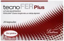 TECNOFER   Plus kapsulas, 20 gab.