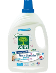 LARBRE VERT Sensitive šķidrais veļas mazgāšanas līdzeklis, 1530 ml