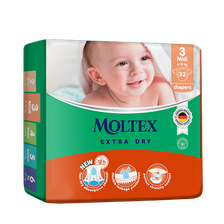 MOLTEX Extra Dry Midi autiņbiksītes, 32 gab.