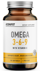 ICONFIT Omega 3-6-9 mīkstās kapsulas, 90 gab.