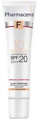 PHARMACERIS F Capilar-Correction 10 Porcelain SPF 20 fluīds, 30 ml