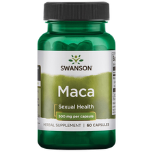 SWANSON MACA 2000 ekstraktas, fizinės ir protinės ištvermės palaikymui, kapsulės, 60 vnt.