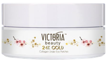 VICTORIA BEAUTY 24K Gold Collagen acu spilventiņi, 60 gab.