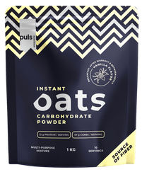 PULS NUTRITION Instant Oats Vanilla pulveris, 1000 g