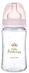 CANPOL BABIES Anti-colic PP Easy Start Royal Baby Pink pudelīte, 240 ml