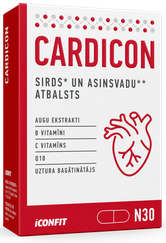 ICONFIT Blister Cardicon kapsulės, 30 vnt.