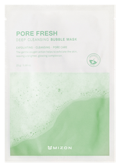 MIZON Pore Fresh Deep Cleansing Bubble sejas maska, 25 g