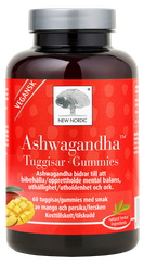 NEW NORDIC Ashwagandha Gummies pastilas, 60 gab.