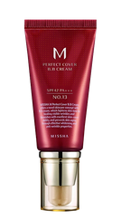 MISSHA M Perfect Cover BB SPF 42 NO.13 Bright Beige sejas krēms, 50 ml