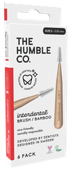 HUMBLE Size 2, Red zobstarpu birstīte, 6 gab.