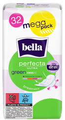 BELLA Perfecta Ultra Green higiēniskās paketes, 32 gab.