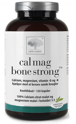 NEW NORDIC Cal Mag Bone Strong kapsulas, 120 gab.