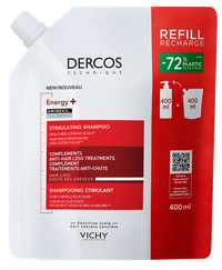 VICHY Dercos Energy+ Stiprinošs  šampūns, 400 ml