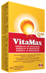 VITAMAX Q10 mīkstās kapsulas, 30 gab.