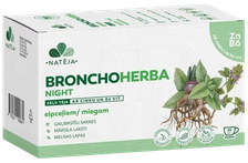 NATĒJA Bronchoherba Night arbatos maišeliai, 20 vnt.
