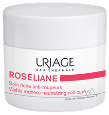 URIAGE Roseliane Anti-Redness Rich sejas krēms, 50 ml
