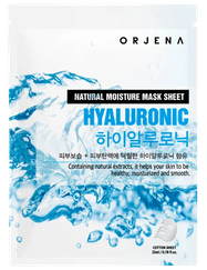 ORJENA Natural Moisture Hyaluronic auduma sejas maska, 1 gab.