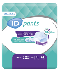 ID Pants Maxi XL (130-170 cm) biksītes, 10 gab.