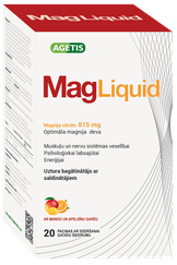MAGLIQUID Ar Mango Un Apelsīnu Garšu paciņas, 20 gab.