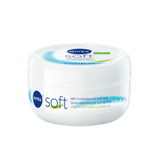 NIVEA Soft Drėkinamasis veido, kūno ir rankų kremas, 200 ml