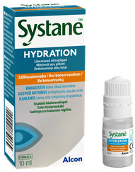 SYSTANE  Hydration bez konservanta, mitrinoši acu pilieni, 10 ml