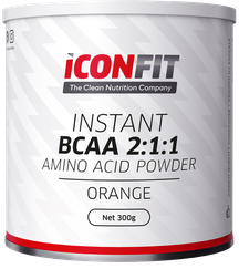 ICONFIT BCAA 2:1:1 - Orange pulveris, 300 g