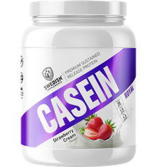SWEDISH SUPPLEMENTS Casein Strawberry Cream pulveris, 900 g