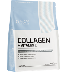 OSTROVIT Collagen+Vitamin C, be skonio milteliai, 400 g