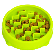 CATSTAGES Kitty Slow Feeder, Zaļa, S, Lēnēšanas bļoda, 1 gab.