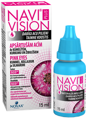 NAVIVISION Plus Pink Eye acu pilieni, 15 ml