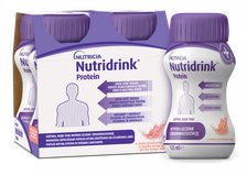 NUTRICIA Nutridrink Protein ar persiku un mango garšu 125 ml dzēriens, 4 gab.