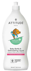 ATTITUDE Bez Smaržas, Ekoloģisks trauku mazgāšanas līdzeklis, 700 ml