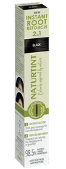 NATURTINT Root And Brow Mascara – Black matu krāsa, 10 ml