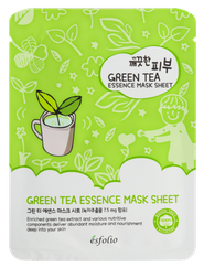 ESFOLIO Pure Skin Green Tea Essence auduma sejas maska, 1 gab.