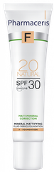 PHARMACERIS F Matt-Mineral SPF 30 Natural tonālais krēms, 30 ml