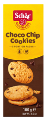 SCHAR Choco Chip bezglutēna cepumi, 100 g