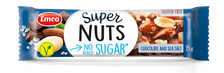 EMCO Super Nuts Chocolate & Sea Salt batoniņš, 35 g