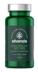 SILVANOLS Chlorella 500mg kapsulas, 60 gab.