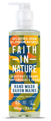 FAITH IN NATURE Grapefruit & Orange šķidrās ziepes, 400 ml