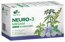 NATĒJA Neuro-3 Miegam Ar Kaņepju Lapām tēja maisiņos, 20 gab.