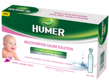 HUMER daudzfunkcionāls fizioloģiskais 0.9 % NaCl, 5 ml šķīdums, 30 gab.