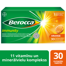 BERROCA Immunity putojošās tabletes, 30 gab.