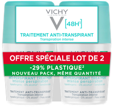 VICHY 48HR Intensive Roll-On antiperspirants, 2 gab.