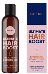 MOERIE Ultimate Hair Boost Smoothing kondicionierius, 250 ml