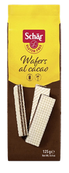 SCHAR Wafers Al Cacao bezglutēna vafeles šokolādē, 125 g