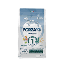 FORZA10 Monodiet Mini Adult Ar Briedi Un Kartupeļiem, Suņiem sausā barība, 1.5 kg