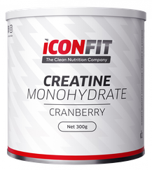 ICONFIT Creatine Monohydrate Cranberry pulveris, 300 g