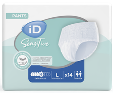 ID Sensitive Pants Extra Plus L (100-145 cm) biksītes, 14 gab.