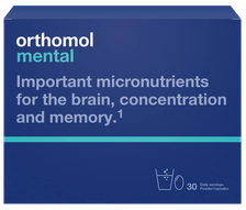 ORTHOMOL Mental pulveris + kapsulas, 30 gab.